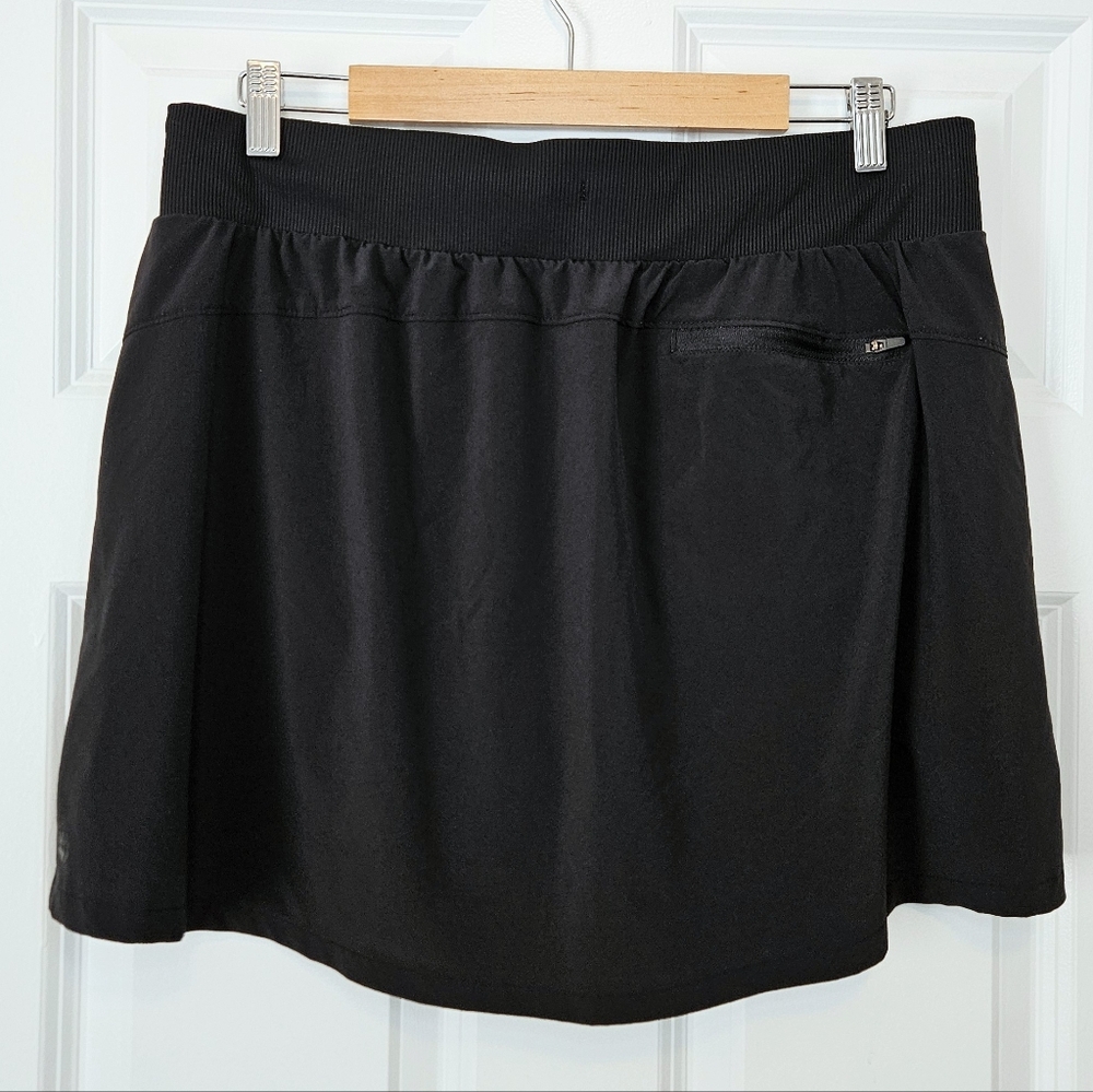 All In Motion Black Active Skirt Built-in-Shorts Tennis Pickleball L - Picture 4 of 5